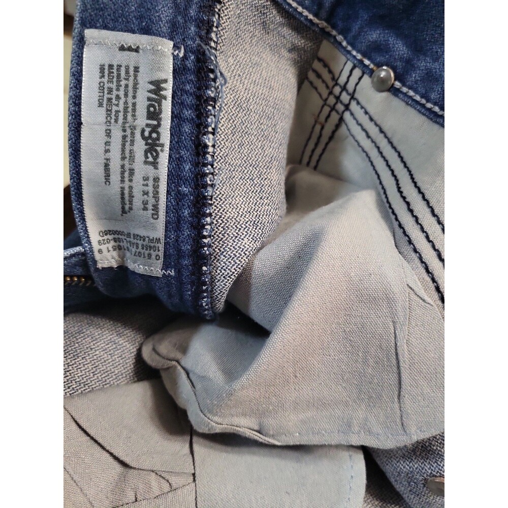 Lot of 3 Vintage Wrangler 936 Cowboy Cut Slim Fit Jeans 31x34 Blue Denim Bundle - Picture 13 of 16